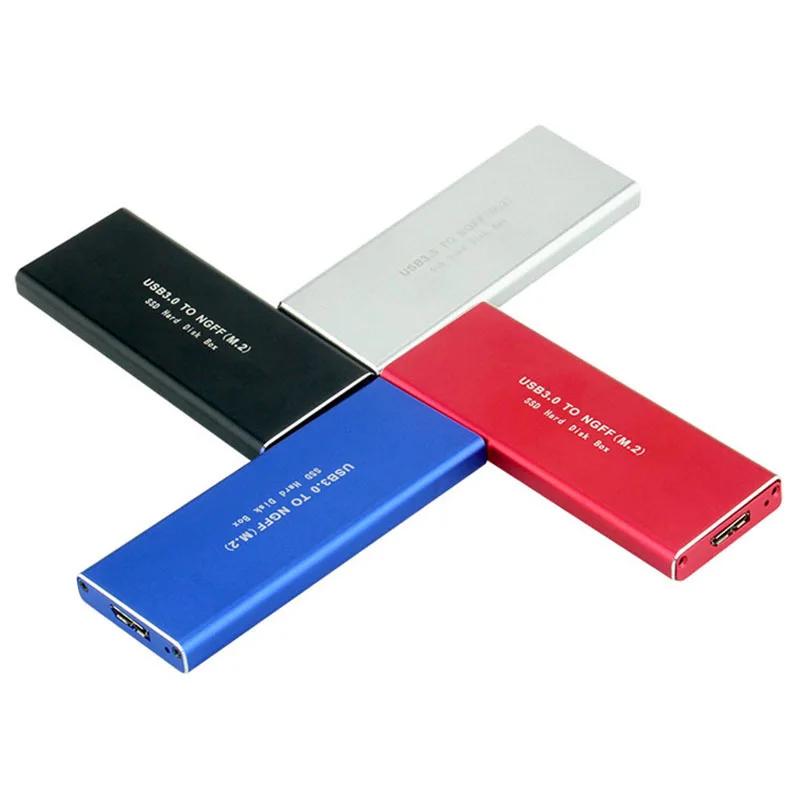 M2 NGFF SSD ̽ ڽ Ŭ, USB 3.0 ũ-SATA  SSD  ĳ 6Gbps B Ű M Ű 2230/2242/2260/2280 